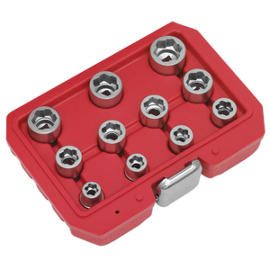 Sealey AK7281 Premier Bolt Extractor Socket Set 3/8"Sq Drive 11pc - additional view 4