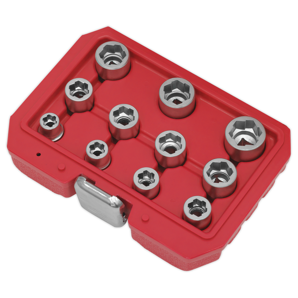 Sealey AK7281 Premier Bolt Extractor Socket Set 3/8"Sq Drive 11pc - additional view 5