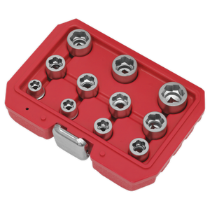 Sealey AK7281 Premier Bolt Extractor Socket Set 3/8"Sq Drive 11pc - additional view 5