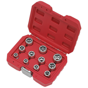 Sealey AK7281 Premier Bolt Extractor Socket Set 3/8"Sq Drive 11pc - additional view 2