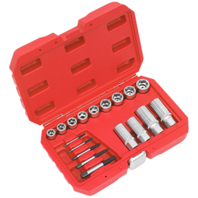 Sealey AK751 Premier Bolt, Stud & Screw Extractor Set 18pc