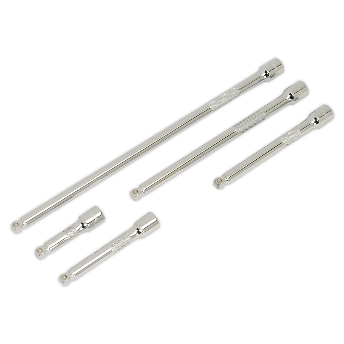 Sealey AK766 Premier Wobble Extension Bar Set 1/4"Sq Drive 5pc