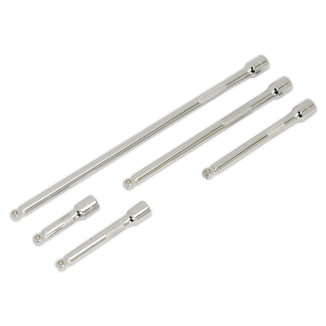 Sealey AK766 Premier Wobble Extension Bar Set 1/4"Sq Drive 5pc