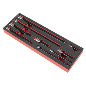Sealey AK7693 Premier Black Wobble/Rigid Extension Bar Set 1/4", 3/8" & 1/2"Sq Drive 9pc - Premier Black - additional view 7