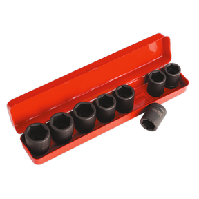 Sealey AK77/9M Premier Impact Socket Set 3/4"Sq Drive 8pc