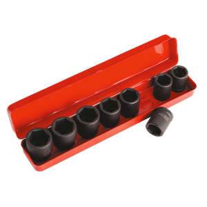 Sealey AK77/9M Premier Impact Socket Set 3/4"Sq Drive 8pc