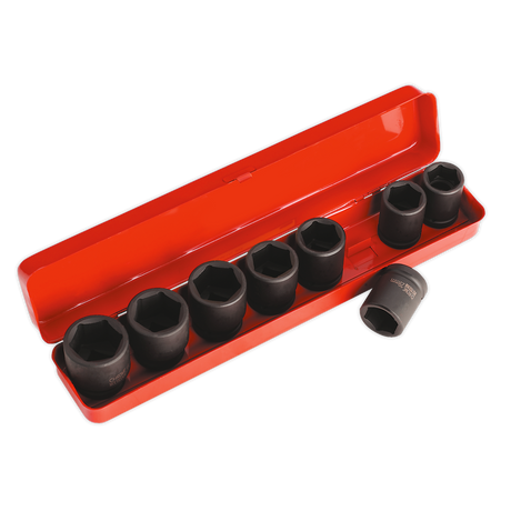 Sealey AK77/9M Premier Impact Socket Set 3/4"Sq Drive 8pc