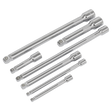 Sealey AK770 Premier Wobble/Rigid Extension Bar Set 1/4", 3/8" & 1/2"Sq Drive 7pc