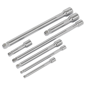 Sealey AK770 Premier Wobble/Rigid Extension Bar Set 1/4", 3/8" & 1/2"Sq Drive 7pc