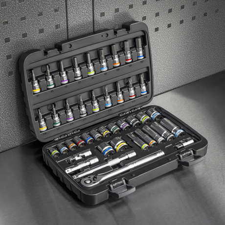 Sealey AK7915 Socket & Socket Bit Set 3/8"Sq Drive 42pc - additional view 2