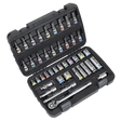 Sealey AK7915 Socket & Socket Bit Set 3/8"Sq Drive 42pc