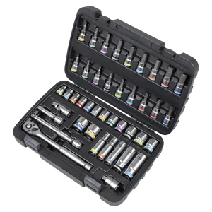 Sealey AK7915 Socket & Socket Bit Set 3/8"Sq Drive 42pc - additional view 6