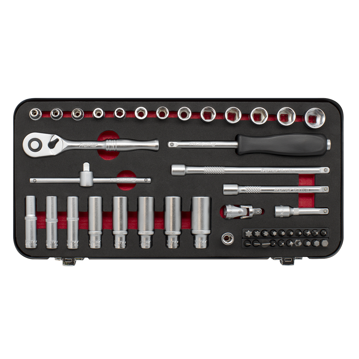 Sealey AK7920 Premier Platinum Socket Set 1/4"Sq Drive 49pc - additional view 3