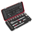 Sealey AK7921 Premier Platinum Socket Set 3/8"Sq Drive 31pc