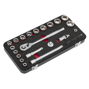 Sealey AK7921 Premier Platinum Socket Set 3/8"Sq Drive 31pc - additional view 5