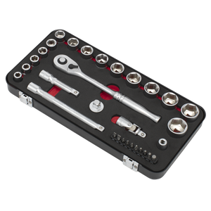 Sealey AK7921 Premier Platinum Socket Set 3/8"Sq Drive 31pc - additional view 6