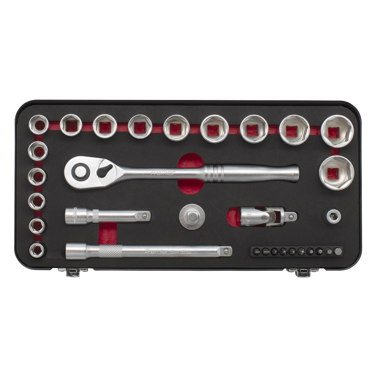 Sealey AK7921 Premier Platinum Socket Set 3/8"Sq Drive 31pc - additional view 4