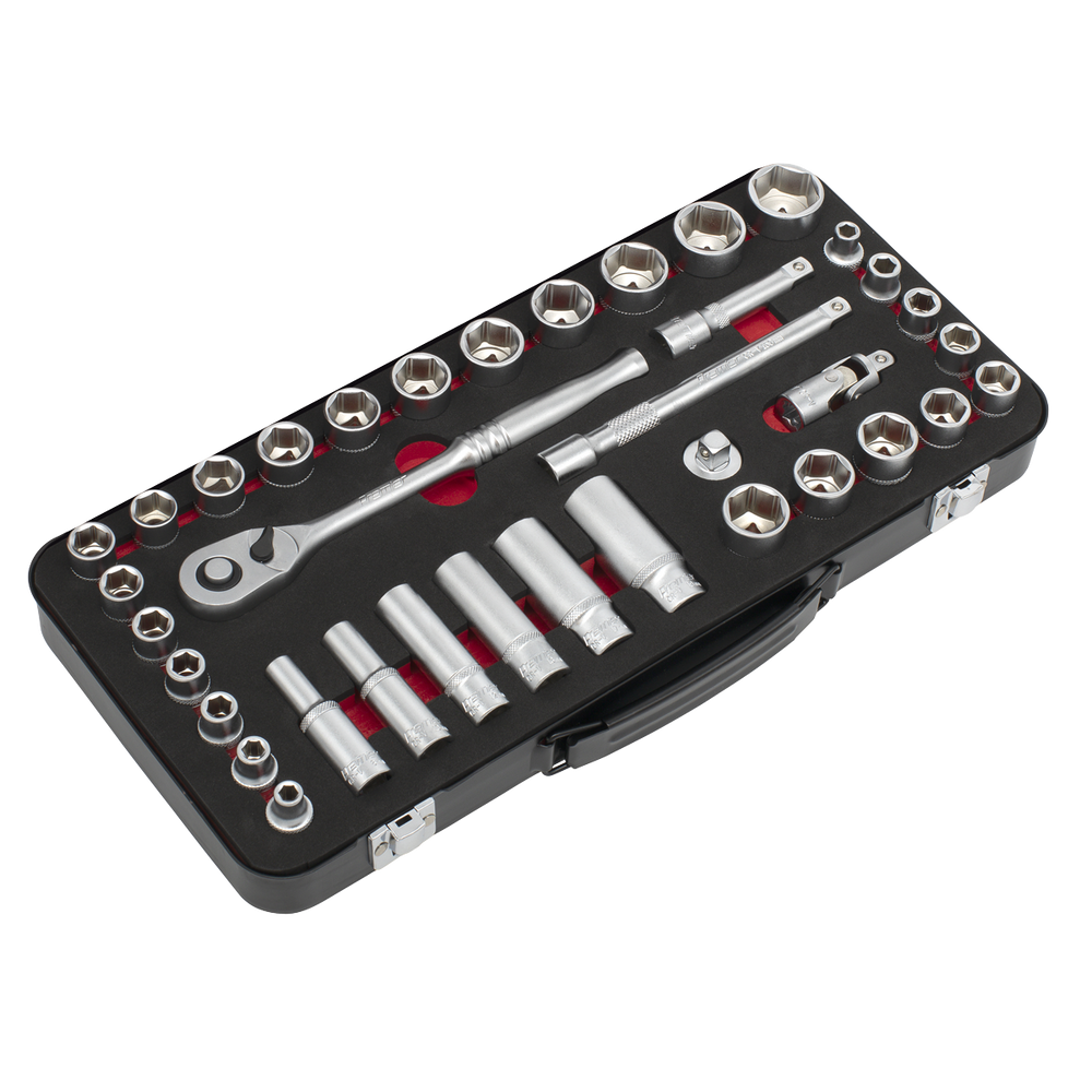 Sealey AK7923 Premier Platinum Metric/Imperial Socket Set 3/8"Sq Drive 37pc - additional view 6
