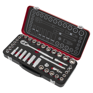 Sealey AK7923 Premier Platinum Metric/Imperial Socket Set 3/8"Sq Drive 37pc - additional view 3