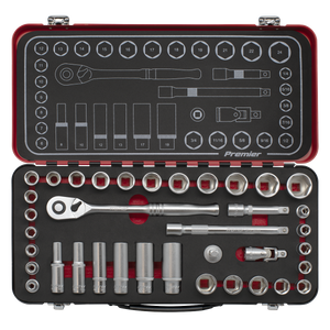 Sealey AK7923 Premier Platinum Metric/Imperial Socket Set 3/8"Sq Drive 37pc - additional view 4
