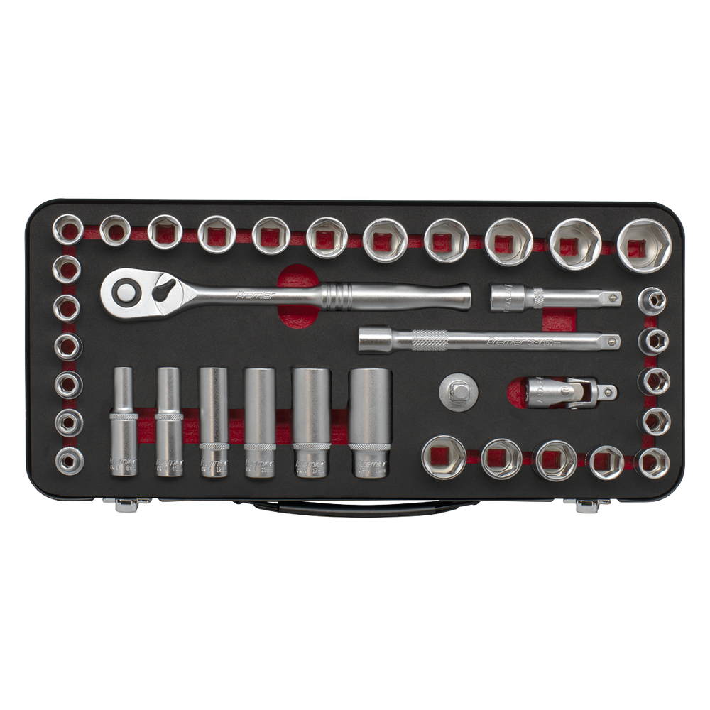 Sealey AK7923 Premier Platinum Metric/Imperial Socket Set 3/8"Sq Drive 37pc - additional view 5