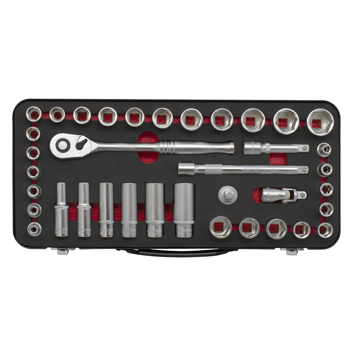 Sealey AK7923 Premier Platinum Metric/Imperial Socket Set 3/8"Sq Drive 37pc - additional view 5