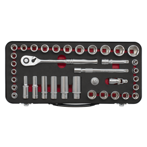 Sealey AK7923 Premier Platinum Metric/Imperial Socket Set 3/8"Sq Drive 37pc - additional view 5
