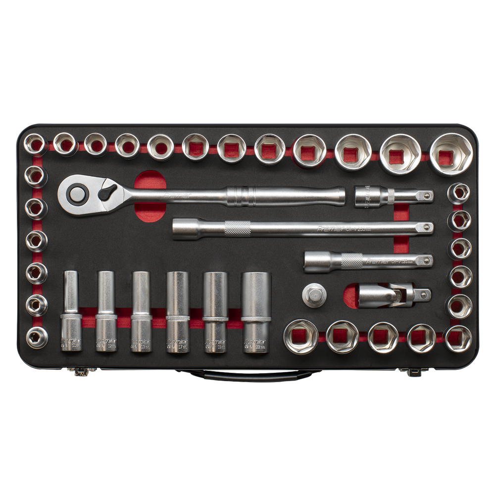 Sealey AK7925 Premier Platinum Metric/Imperial Socket Set 1/2"Sq Drive 40pc - additional view 8