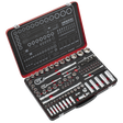 Sealey AK7926 Premier Platinum Socket Set 1/4" & 1/2"Sq Drive 108pc