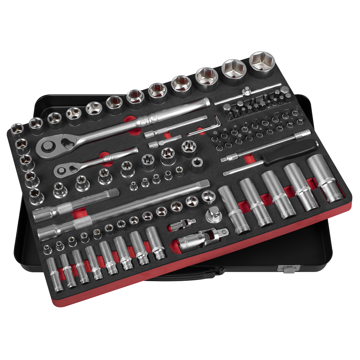 Sealey AK7926 Premier Platinum Socket Set 1/4" & 1/2"Sq Drive 108pc - additional view 2