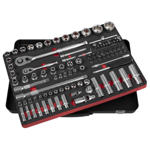 Sealey AK7926 Premier Platinum Socket Set 1/4" & 1/2"Sq Drive 108pc - additional view 2