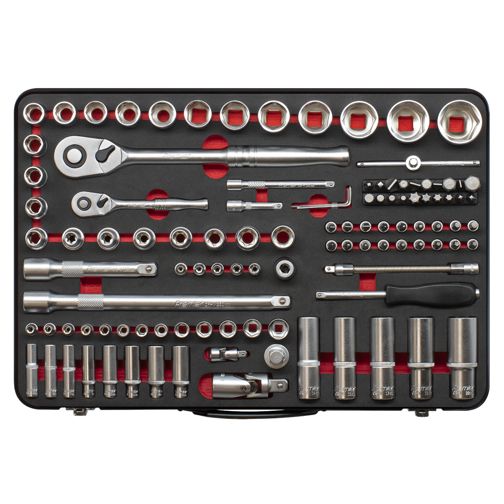 Sealey AK7926 Premier Platinum Socket Set 1/4" & 1/2"Sq Drive 108pc - additional view 5