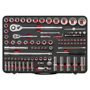 Sealey AK7926 Premier Platinum Socket Set 1/4" & 1/2"Sq Drive 108pc - additional view 5