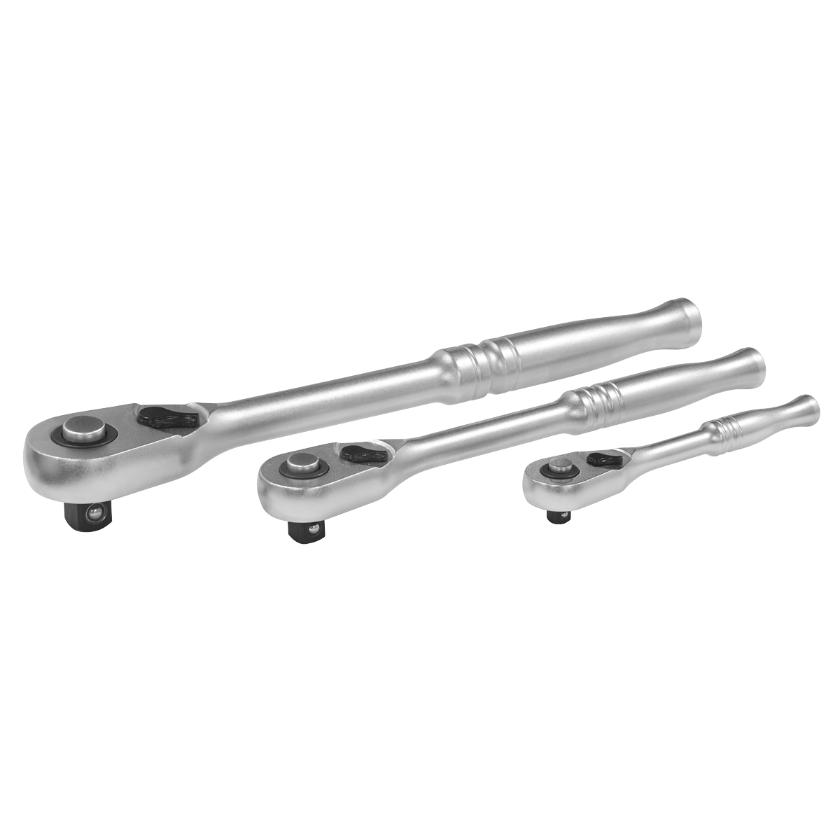 Sealey AK7933 Premier Platinum Pear Head Ratchet Wrench Set with Flip Reverse 3pc - additional view 6