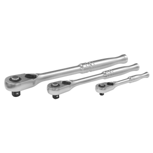 Sealey AK7933 Premier Platinum Pear Head Ratchet Wrench Set with Flip Reverse 3pc - additional view 6