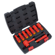 Sealey AK7942 Premier Insulated Socket Set 3/8"Sq Drive 9pc - VDE Approved