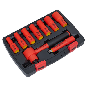 Sealey AK7942 Premier Insulated Socket Set 3/8"Sq Drive 9pc - VDE Approved - additional view 3