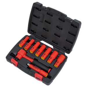 Sealey AK7942 Premier Insulated Socket Set 3/8"Sq Drive 9pc - VDE Approved - additional view 5