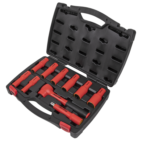 Sealey AK7943 Premier Insulated Socket Set 1/2"Sq Drive 10pc - VDE Approved
