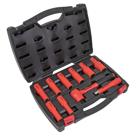 Sealey AK7943 Premier Insulated Socket Set 1/2"Sq Drive 10pc - VDE Approved - additional view 2