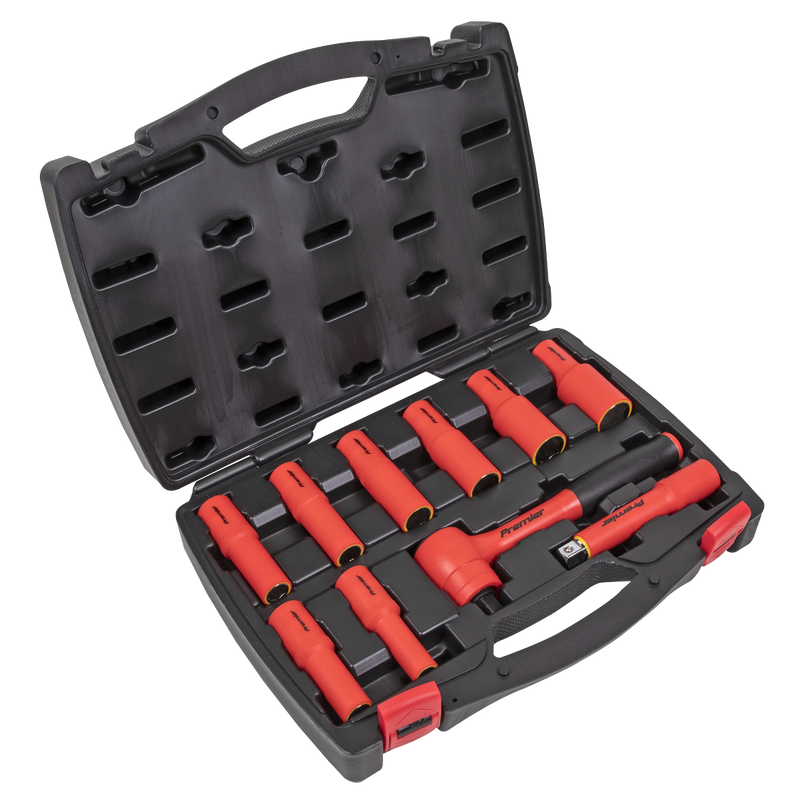 Sealey AK7943 Premier Insulated Socket Set 1/2"Sq Drive 10pc - VDE Approved - additional view 2