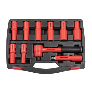 Sealey AK7943 Premier Insulated Socket Set 1/2"Sq Drive 10pc - VDE Approved - additional view 3