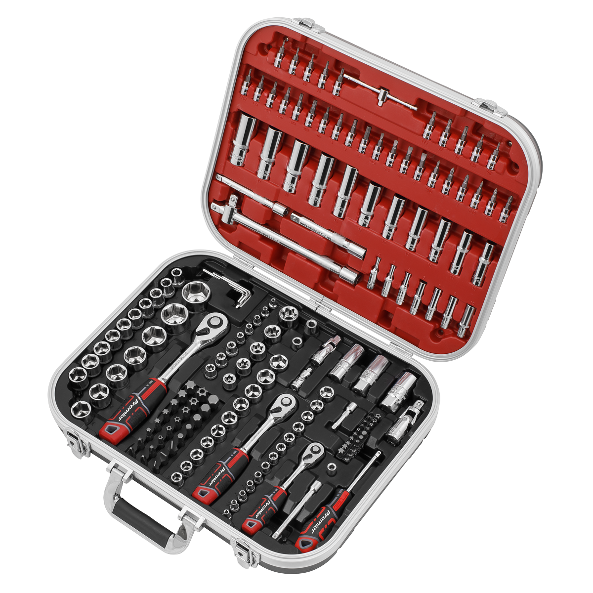 Sealey AK7981 Premier Socket Set 1/4", 3/8" & 1/2"Sq Drive 172pc - additional view 2