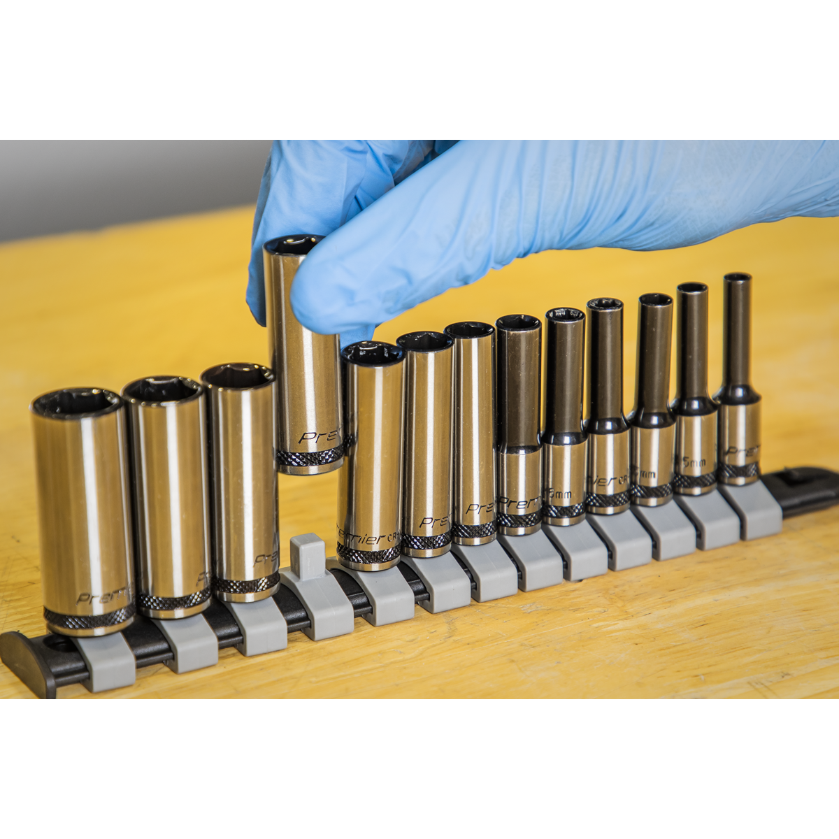 Sealey AK7991 Premier Black Deep Socket Set 1/4"Sq Drive 13pc - additional view 5