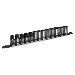 Sealey AK7994 Premier Black Socket Set 1/2"Sq Drive 13pc