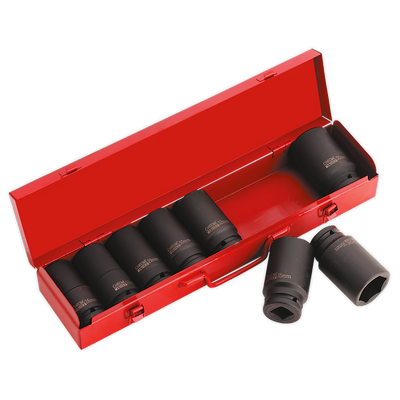 Sealey AK80/9M Premier Deep Impact Socket Set 3/4"Sq Drive 8pc