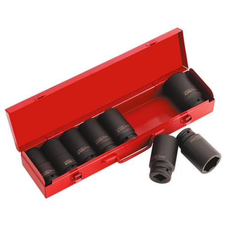 Sealey AK80/9M Premier Deep Impact Socket Set 3/4"Sq Drive 8pc