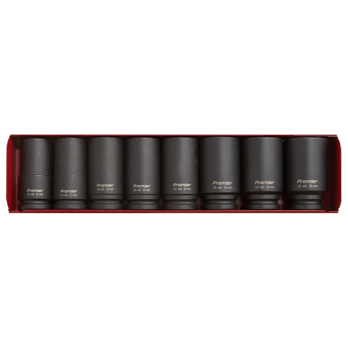 Sealey AK80/9M Premier Deep Impact Socket Set 3/4"Sq Drive 8pc - additional view 2