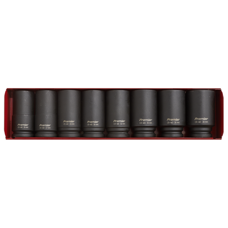 Sealey AK80/9M Premier Deep Impact Socket Set 3/4"Sq Drive 8pc - additional view 2