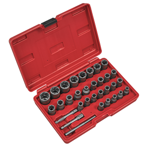 Sealey AK8132 Slim Design Bolt & Nut Extractor Set 32pc